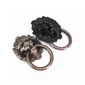 Aldaba de puerta de Metal Vintage clásico, elegante acabado antiguo, decoración de puerta delantera, entrada del Hogar, accesorio de Hardware resistente - Product Image 1