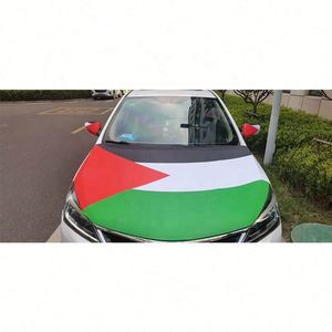 Fundas Decorativas para Ventilaciones de Capó de Coche y Cubiertas de Espejos Grandes de Tela Spandex con Diseño Palestino - Product Image 1