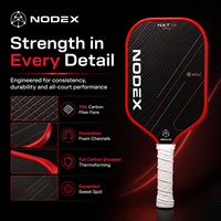 Nouvelle conception NXT01 Ti, raquette de pickleball USAPA de haute qualité, personnalisée en usine, en fibre de carbone et titane T700 thermoformée