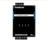 Détecteur de fuite d'eau industriel multipoints SHOONIS avec avertisseur sonore, montage sur rail DIN/par trous, précision 0,5 % FS, -40~85 °C, 12 V CC