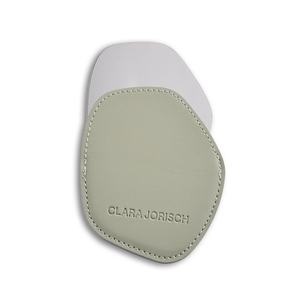 New Design Customized Shape Mini Hand Held Cosmetic Stainless PU Leather Pocket <b>Mirror</b> - Product Image 1