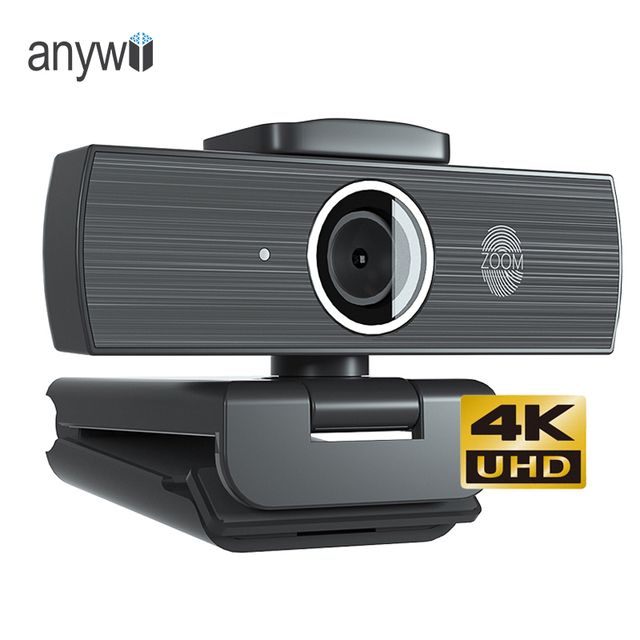 4K QHD H500 USB Web Camera 8 Mega CMOS Autofocus with Mic 1 Year Warranty for PC Stock