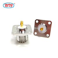 UHF SO239 femelle Jack bride 4 trous bride rf connecteur UHF femelle Type de soudure SO239 Jack bride 4 trous connecteur