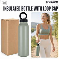 Gobelet Sport Isotherme Premium en Acier Inoxydable à Double Paroi de 700 ml (24 oz) avec Couvercle Magnétique pour la Gym et l'Entraînement Physique – Vente en Gros