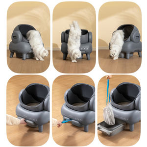 Neue Katzen toilette Automatische, halb geschlossene, selbst reinigende Katzen toilette mit APP Control <span class=keywords><strong>Cat</strong></span> Katzen toilette - Product Image 4