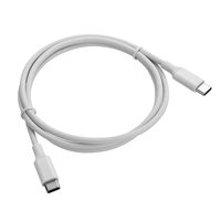 Kabel Tipe C ke Tipe C Kustom PD 100W Pengisian Cepat Kabel Sinkronisasi Data Selubung TPE Kabel Charger USB C ke USB C OEM Panjang Kustom