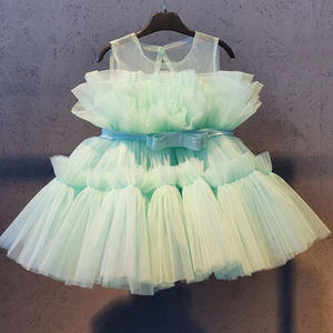 Robes d'été pour filles, tenues de cérémonie pour bébés, robes de demoiselle d'honneur, vêtements pour enfants, robes de princesse tutu, robes en dentelle pour tout-petits - Product Image 4
