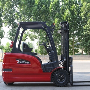 1ton 1.5ton 2ton 3ton ba bánh xe Lithium-Ion pin điện nhỏ xe nâng Stacker rắn lốp AWD xe tải Pallet - Product Image 1