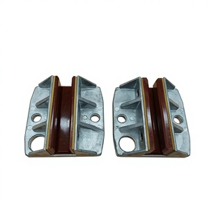 Patins de guidage pour contrepoids d'<span class=keywords><strong>ascenseur</strong></span> en alliage d'aluminium pour modèles 3300/5200/5500, revêtement de patin 100x10/16, Chine - Product Image 4