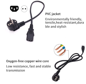 Câble d'extension d'alimentation EU CEE vers IEC C13 1,2 m 1,5 m 1,8 m CA 10 A pour ordinateur portable, téléviseur, moniteur - Product Image 3