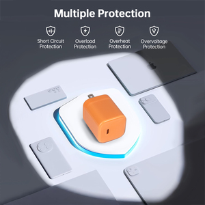อะแดปเตอร์ชาร์จเร็วพกพา QC3 USB-C Type-C สำหรับ Samsung รับรองมาตรฐาน PD 45W พร้อมปลั๊กแบบ US ขนาดกะทัดรัด น้ำหนักเบา - Product Image 6