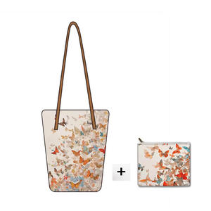 Sac <span class=keywords><strong>en</strong></span> toile ethnique pour femme, grande capacité, sac à main pour courts séjours, sac à bandoulière pour étudiant, sac fourre-tout pour les trajets quotidiens - Product Image 5