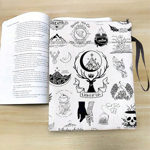 Borsa Portatile Personalizzata per Libri con Copertina Protettiva Stampata a Trasferimento Termico Modello 01 - Edizione per Amanti dei Libri - Product Image 3