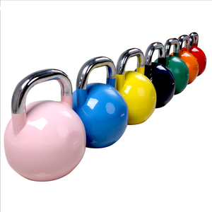 Haute qualité 8kg <span class=keywords><strong>10kg</strong></span> 12kg 14kg 16kg 20kg 24kg 28kg 32kg 36kg 40kg 44kg 48kgs fer Kettlebell acier compétition Kettlebells ensemble - Product Image 6
