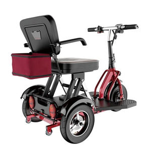 קורקינט ניידות פנאי מתקפל בעל שלושה גלגלים, מנוע ללא פחמים, סוללת ליתיום, טווח נסיעה 30-60 ק\\\"מ, שלדת פלדה - Product Image 2