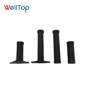 <strong>Low</strong> <strong>Price</strong> <strong>Furniture</strong> Accessories Hardware I Shaped Cabinet <strong>Furniture</strong> Feet Black 12-32cm Height <strong>Adjustable</strong> Table Leg Plastic Leg - Product Image 2