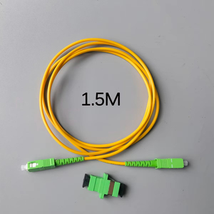 Câble de raccordement à <span class=keywords><strong>fibre</strong></span> <span class=keywords><strong>optique</strong></span> 10 pièces 1,5/2/3M/5M/10M/<span class=keywords><strong>15M</strong></span>/20M/30M/40M SC/APC-SC/APC Monomode Câble d'extension FTTH Adaptateur gratuit - Product Image 5