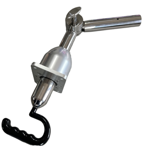 Support d'outriguer en acier inoxydable de qualité marine, robuste, rotation à 360 degrés, pour bateau de pêche en haute mer - Product Image 1