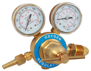 เครื่องควบคุมก๊าซออกซิเจนทองเหลืองทั้งตัวเครื่องควบคุมความดันปานกลางแบบขั้นตอนเดียวสำหรับงานเชื่อม - Product Image 1