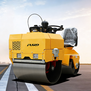 <span class=keywords><strong>Rouleau</strong></span> compresseur vibrant à double tambour FURD certifié CE avec pompe, moteur EPA 2026, haute efficacité, à vendre - Product Image 2