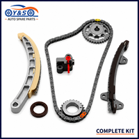 Nouveau kit de chaîne de distribution YS pour moteur Echo Platz Belta NCP90 1.3L 2NZ-FE 16V DOHC L4 1999-2005, 6 pièces en acier allié, garantie 12 mois, qualité OE