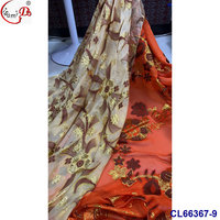 Tissu en Soie Biologique Jacquard Métallique pour Robes, Saris, Vêtements de Mariage et Coussins – Dirac Gabasar Doré Extensible Doux et Élastique