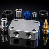 Service de fraisage CNC sur mesure : Blocs filetés, raccords de tuyauterie, écrous, bagues, adaptateurs, connecteurs, composants OEM ODM