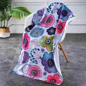 Serviette de plage en microfibre à séchage rapide de haute qualité personnalisée avec sac et logo - Product Image 3