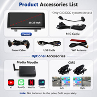 Pantalla Multimedia CodeLynk 1920*720 para BMW X5 X6 F15 E70 E71 2008-2017 NBT CIC CCC, Carplay Inalámbrico 4 en 1, Pantalla Táctil