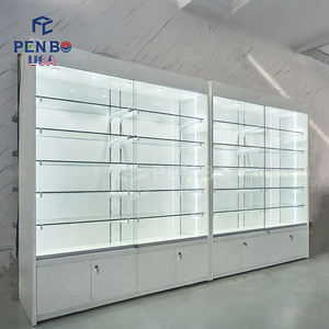 Vitrina de Vidrio PENBO de Alta Calidad para Exhibición de Cigarrillos, con Estantes y Cajón, Color y Tamaño Personalizables para Tiendas de Tabaco - Product Image 5