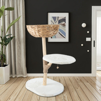 Meubles de luxe haut de gamme, arbre à chat en bois intéressant, jouet pour chat, cadre en bois, arbre à grimper