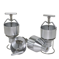 Machine à mini-beignets en acier inoxydable portative, petit distributeur de beignets avec compte-gouttes manuel pour un usage domestique