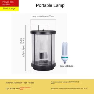 Contemporáneo Solar al aire libre césped paisaje lámpara impermeable Villa jardín patio distrito residencial cuartos paisaje luces - Product Image 2