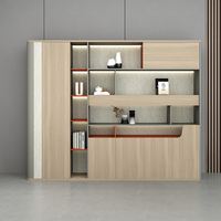 Armoire de rangement de bureau série Zhibo 2m ZB-32-33, mobilier de bureau moderne, OEM/ODM, taille, couleur et logo personnalisables