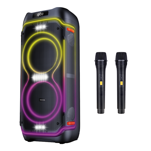 Professional DJ Party Speakers Audio Active System 120W Sound Type-c Charge Wireless Microphone Smart Blue Tooth Karaoke Speaker