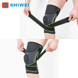 Shiwei <b>Knee</b> <b>Brace</b> Compression <b>Support</b> Protective Sports Football Unisex Blue Red Green - Product Image 5