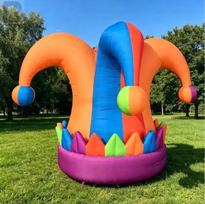 Sombrero de <span class=keywords><strong>Payaso</strong></span> Inflable Personalizado, Accesorio Inflable Grande para Carnaval, Eventos Temáticos y Exhibiciones en Parques de Diversiones - Product Image 2