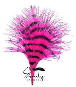 Plumes de marabout de Turquie en vrac, estampées, pour la pêche à la mouche, les costumes de carnaval, les décorations - Product Image 4