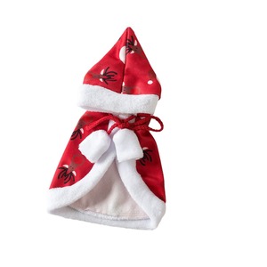 Cape de Noël pour rennes, cape pour chat, cape imprimée rennes et bonhommes de neige, tenue de Noël pour chien - Product Image 5