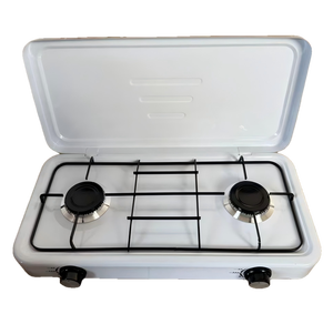 Estufa de Gas Portátil de Acero Inoxidable de 2 Quemadores, Popular Estufa de Gas Butano para <span class=keywords><strong>Camping</strong></span> y Maquinaria de Procesamiento de Alimentos - Product Image 1