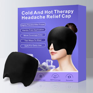 Gel flexible de ajuste de forma, dolor de cabeza de hielo y migraña, terapia de frío, sombrero portátil, envoltura de alivio de migraña - Product Image 2