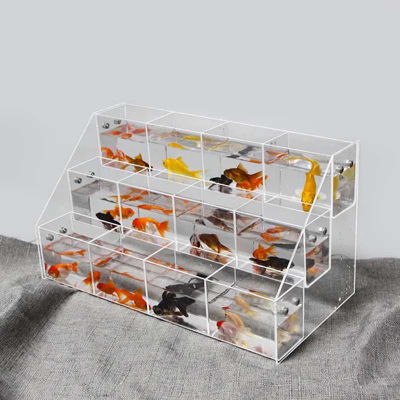 Hot Sale Small Clear Acrylic Box Pet supplies Furniture Aquatic Animals Fish Golden Fish turtle Tank Aquarium