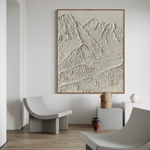ศิลปะผ้าใบรูปทิวทัศน์สีขาว<span class=keywords><strong>แบบ</strong></span>นามธรรมที่ทันสมัย<span class=keywords><strong>ภาพ</strong></span>วาดสีน้ำมันทำด้วยมือปรับแต่งบ้านหรูหรา3D ได้ตามต้องการ - Product Image 4
