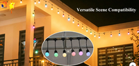 Guirlande lumineuse E27, décoration de Noël, de mariage et de fête de jardin, directement de l'usine