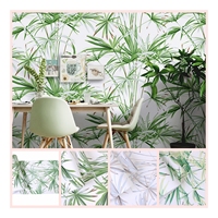 Papier peint PVC moderne à motif floral 3D, couleur verte, imperméable, ignifuge, pour murs de salon universels, solution de design graphique