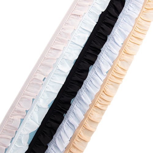 Wholesale Jacquard Elastic Spandex Lace Diy Knitting Lace Accessory Fabric for Clothing Elastic Lace