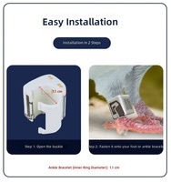 Promotion : Traceur GPS ultra-léger 3,9g pour pigeons et perroquets, compatible multi-systèmes avec carte SIM, autonomie ultra-longue, pour le suivi d'oiseaux et d'animaux de compagnie