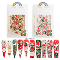 Noël Nail Art Strass 3D NailArt Décoration Pour Ongles Fournisseur Noël Ongles Décoration
