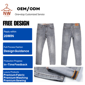 <span class=keywords><strong>Jeans</strong></span> in Denim Selvage da <span class=keywords><strong>Uomo</strong></span> da 12 Once, Comodi, Vita Media, Grigi, Casual, Taglio Slim Dritto, di Alta Qualità, per Autunno, Tinta Unita, Lavaggio Medio - Product Image 1
