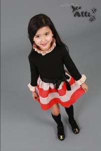 Venta al por Mayor en Línea, Ropa de Verano para Niños, Vestido Informal de Manga Larga con Rayas para Niñas, de Proveedor Chino - Product Image 6